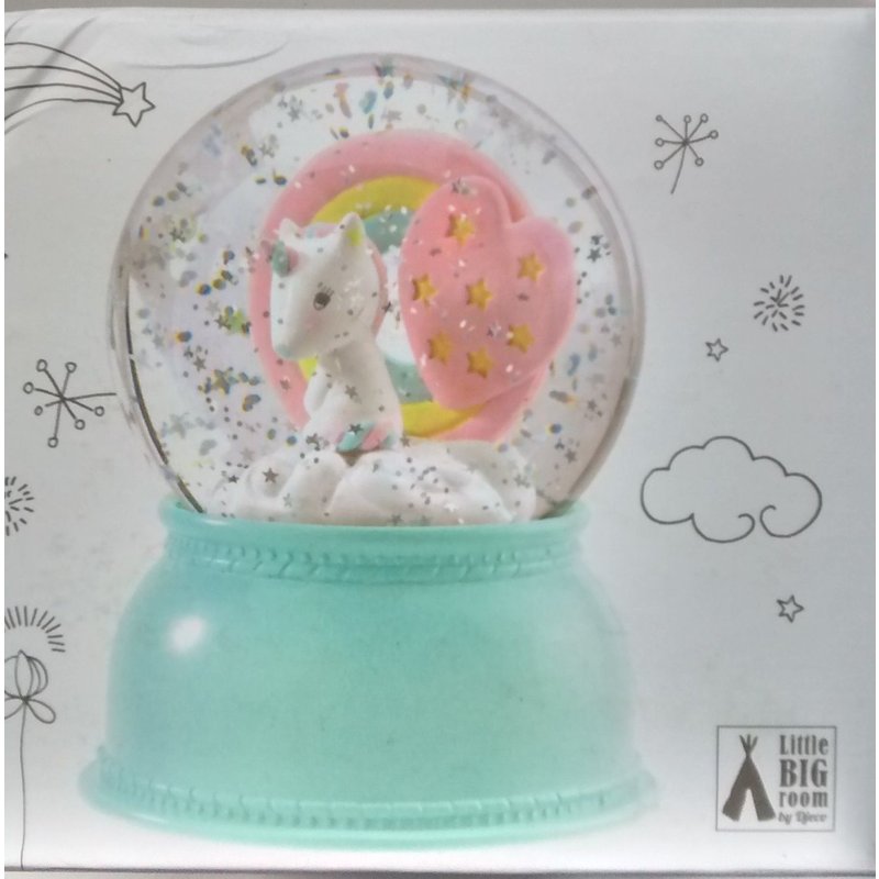Veilleuse Boule À Neige Licorne - Djeco