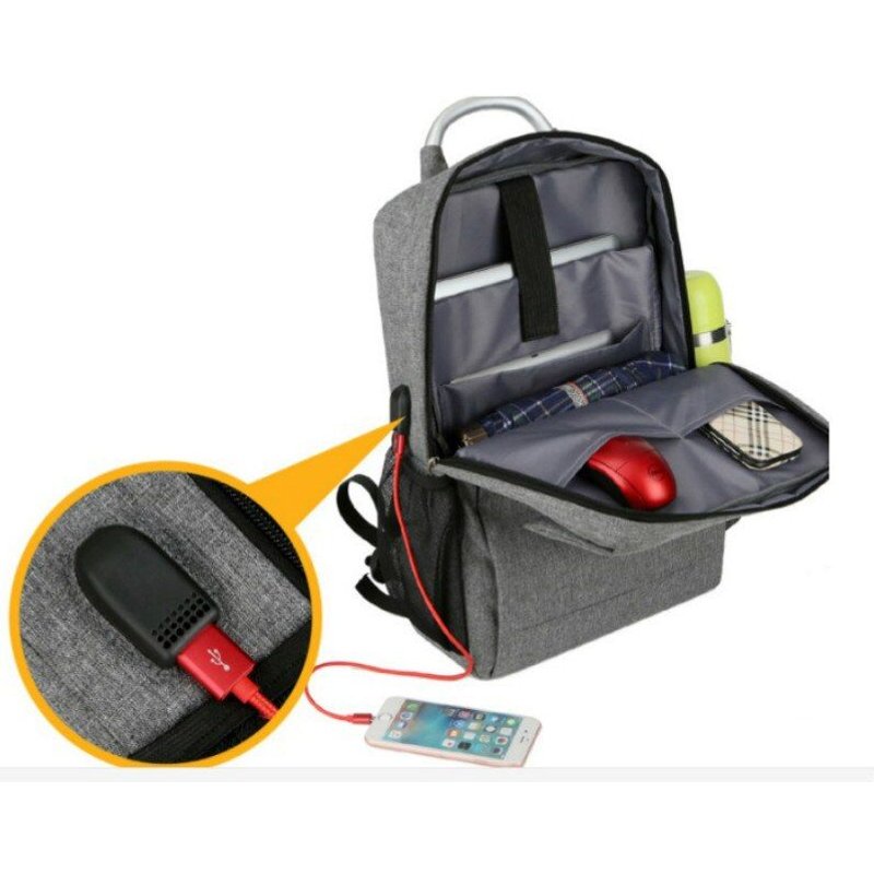 Sac à dos de voyage sac à dos de grande capacité homme homme sac à dos 15.6 14 pouces sacs à dos d'ordinateur portable USB charge affaires sac à dos Anti-vol
