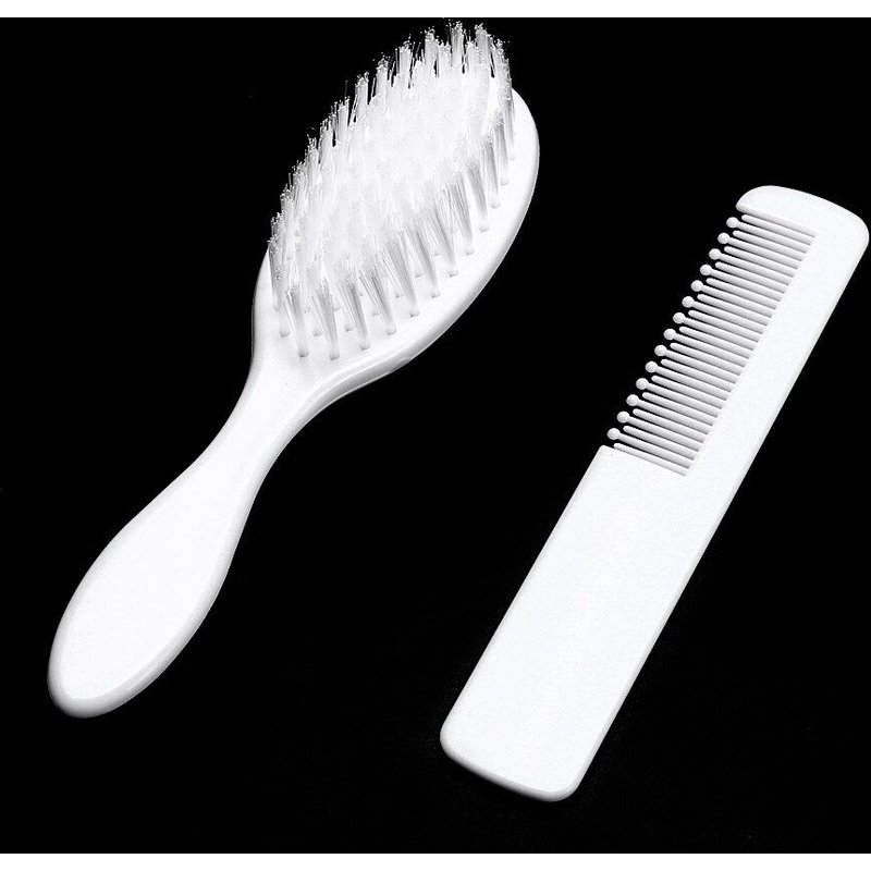 2 Pièces/Ensemble Bébé Cheveux Brosse Peigne Ensemble Goutte Forme Brosse Cheveux Peigne Infantile Tête Massage Ensembles Abs Professionnel Garçons Filles Soins