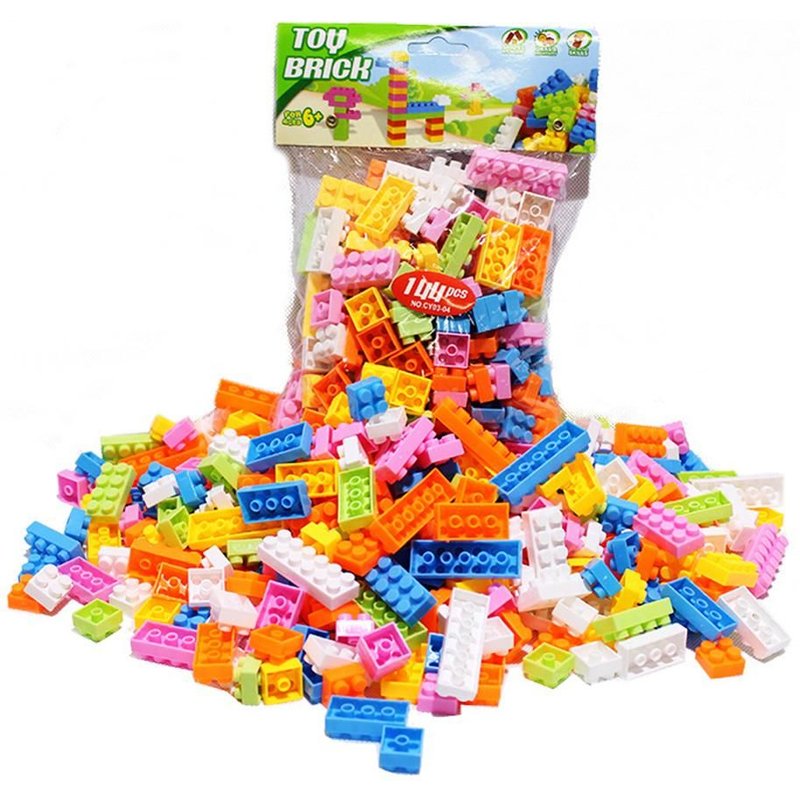 144 Pièces En Plastique Blocs De Construction Enfants Briques Bricolage Modèle Assemblage Kit Enfants Coloré Autobloquant Briques Blocs Jouet Éducatif