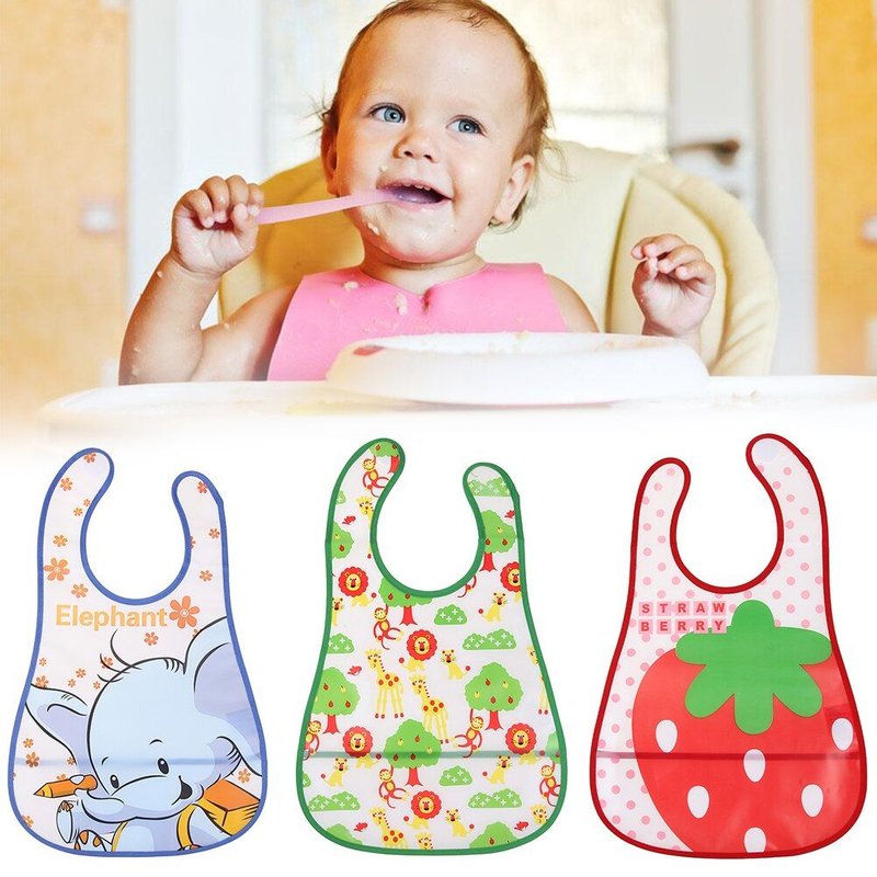 BĂ©bĂ© Alimentation Bavoirs ImpermĂ©able Infantile Roter Tissus Enfant En Bas Ăge Eva Dessin AnimĂ© ImprimĂ© Salive Serviette Enfants Doux Alimentation Tablier VĂȘtements