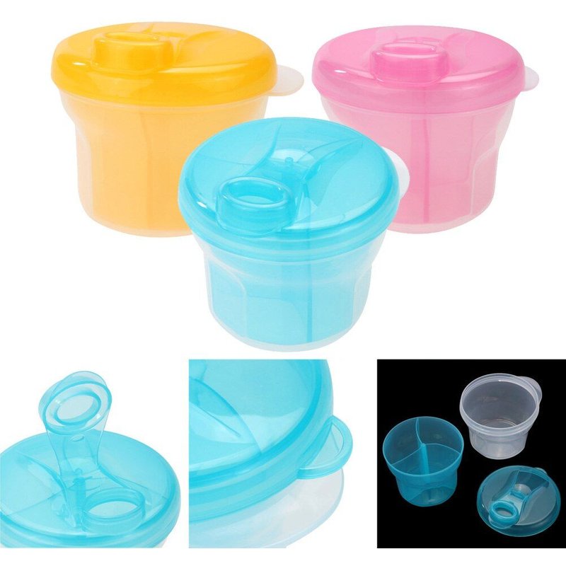 1pc Portable Lait En Poudre Formule Distributeur 3 Couche Rotatif Lait En Poudre Réservoir Boîte Bébé Alimentation Boîte De Rangement Enfant En Bas Âge Alimentaire Conteneur