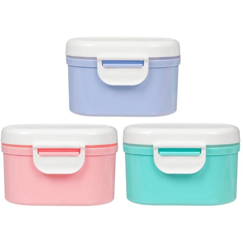 Simple Portatif De Stockage De Nourriture De Bébé Boîte Newborn Céréales Lait En Poudre Contenant Cas Extérieure Accessoires D'alimentation Avec Cuillère