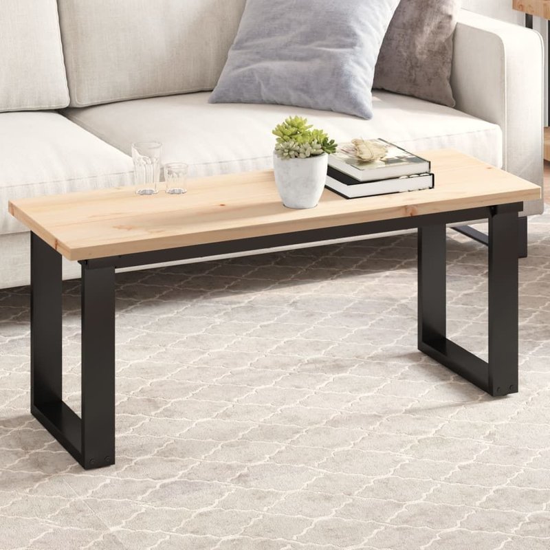 Vidaxl Dessus De Table 110x40x2,5 Cm Rectangulaire Bois De Pin Massif