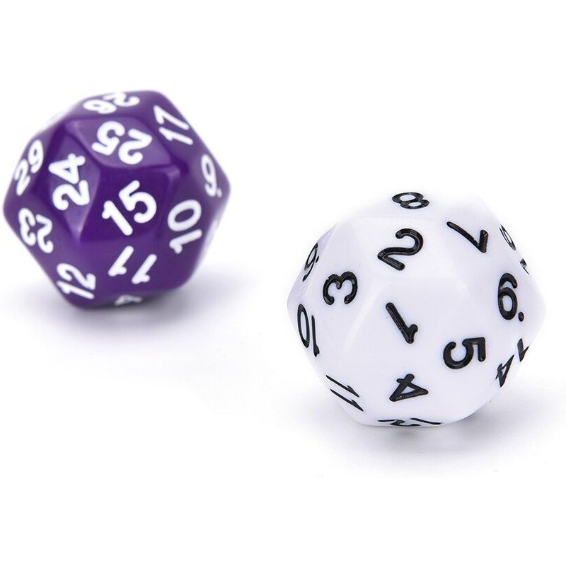 1 Pc 30 Dés Dés Dés En Plastique De Haute Qualité Dés 8 Couleurs Rouge Bleu Vert Jaune Noir Violet Marron Blanc