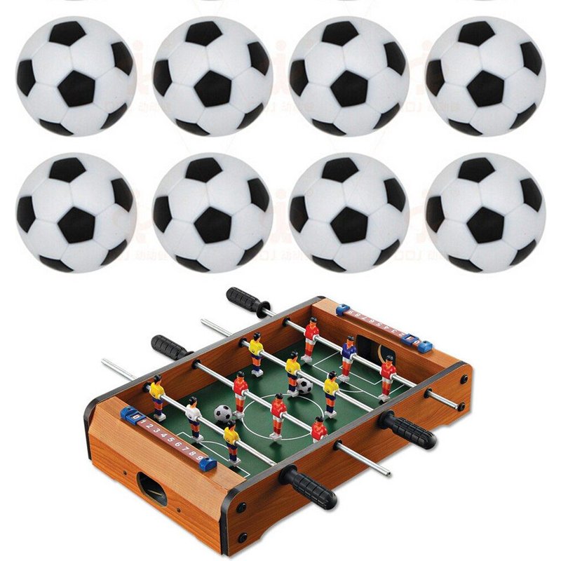 10 Pièces En Plastique Baby-Foot Football Fussball Sport Cadeaux Rond Jeu Intérieur Dia 32 Mm