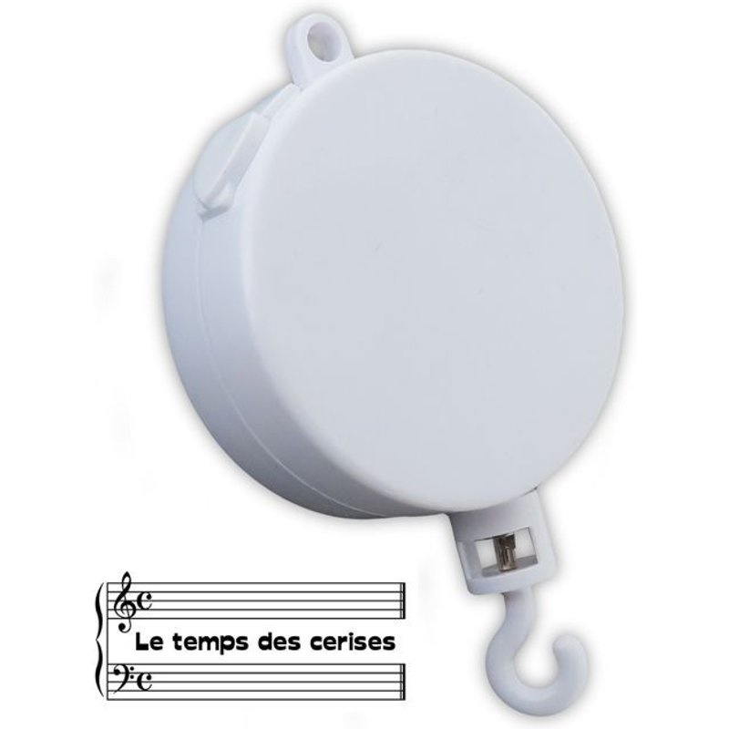 Boîte À Musique Pour Mobile - Le Temps Des Cerises (A. Renard) - Lutece Creations - Blanc - 18 Notes