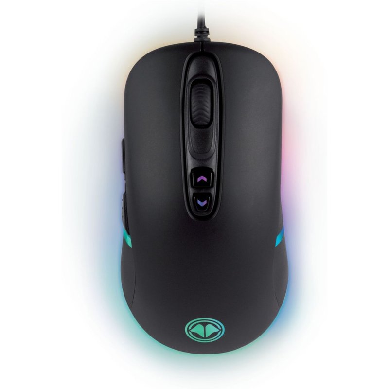 Millenium MO1 Advanced - Souris - pour droitiers - optique - 7 boutons - filaire - USB - noir