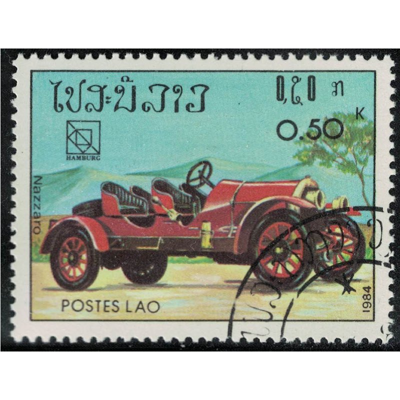 Laos 1984 Oblitéré Used Transports Voiture Nazzaro Su