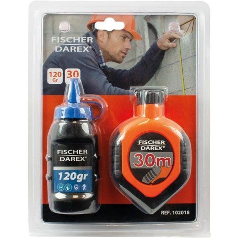 Cordeau Ă tracer 30m poudre bleue 120 grammes