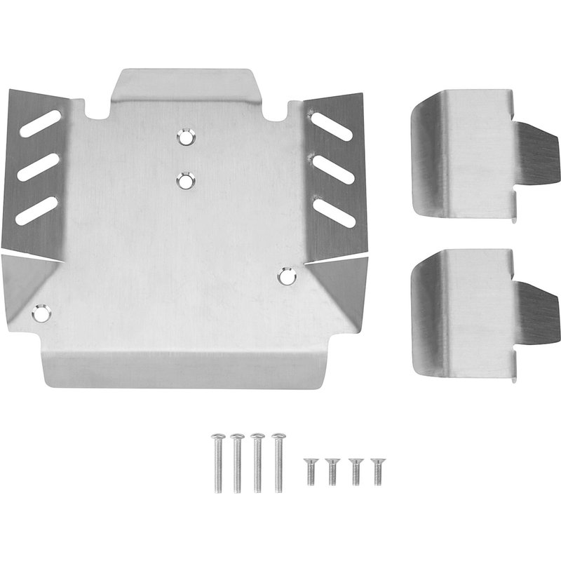 Plaque De Protection D'essieu De Blindage De Châssis En Métal En Acier Inoxydable Pour Pièces De Mise À Niveau De Voiture Sur Télécommande Axial Rbx10 Ryft 1/10