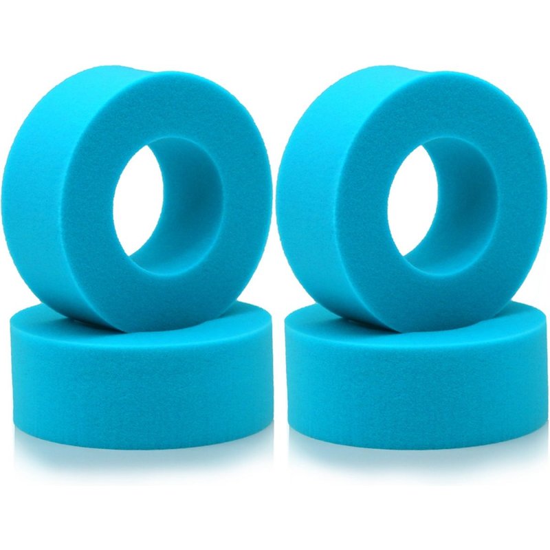 4 Pièces Rc Double Étage En Mousse Plus 100-110 Mm Pour Pneus De Roue 1,9 Pouces Crawler Axial Scx10 90046 Trx4, Bleu