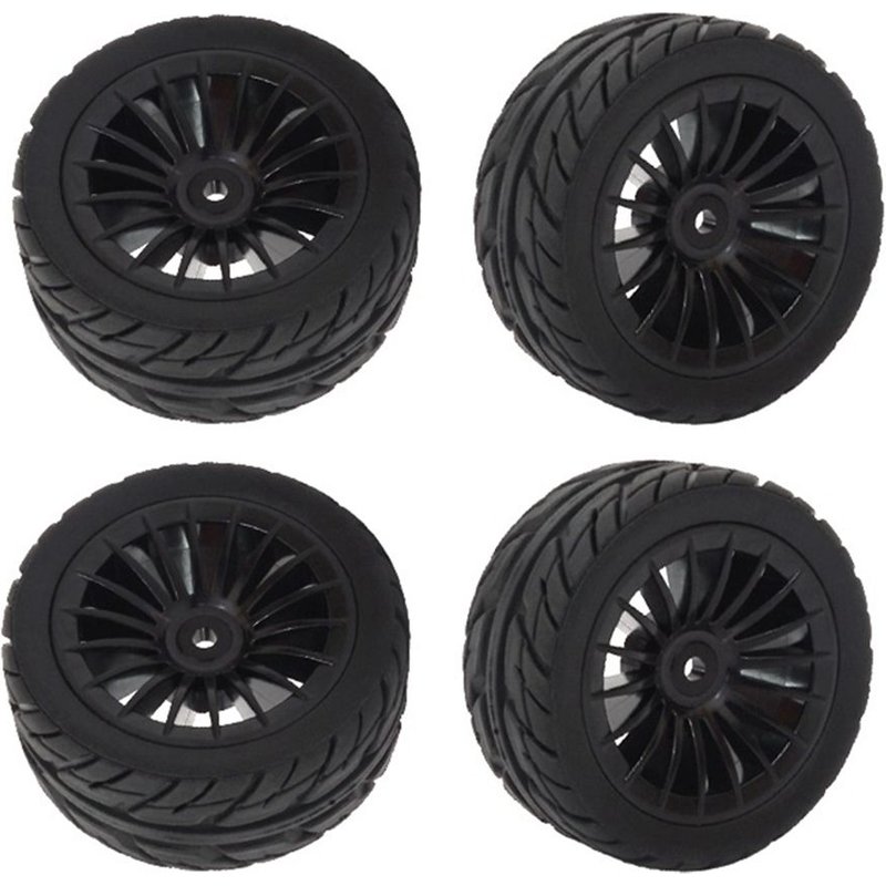 4 Pièces Séries Pneus En Caoutchouc Roue De Pneu Pour Sg1603 Sg1604 Sg 1603 Ud1601 Ud1602 Ud1603 Ud1604 1/16 Pièces De Mise À Niveau De Voiture Télécommandée, 2