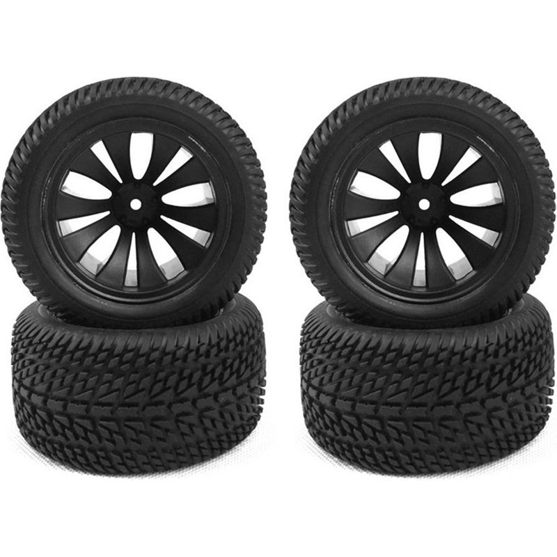 4 Pièces Séries 90mm Pneus En Caoutchouc Roue De Pneu Pour 144001 124019 12428 104001 16889 Sg1601 Pièces De Mise À Niveau De Voiture Télécommandée