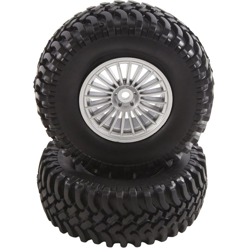 4 Pièces 1/10 Rc De Voiture Pneu En Caoutchouc 98 Mm