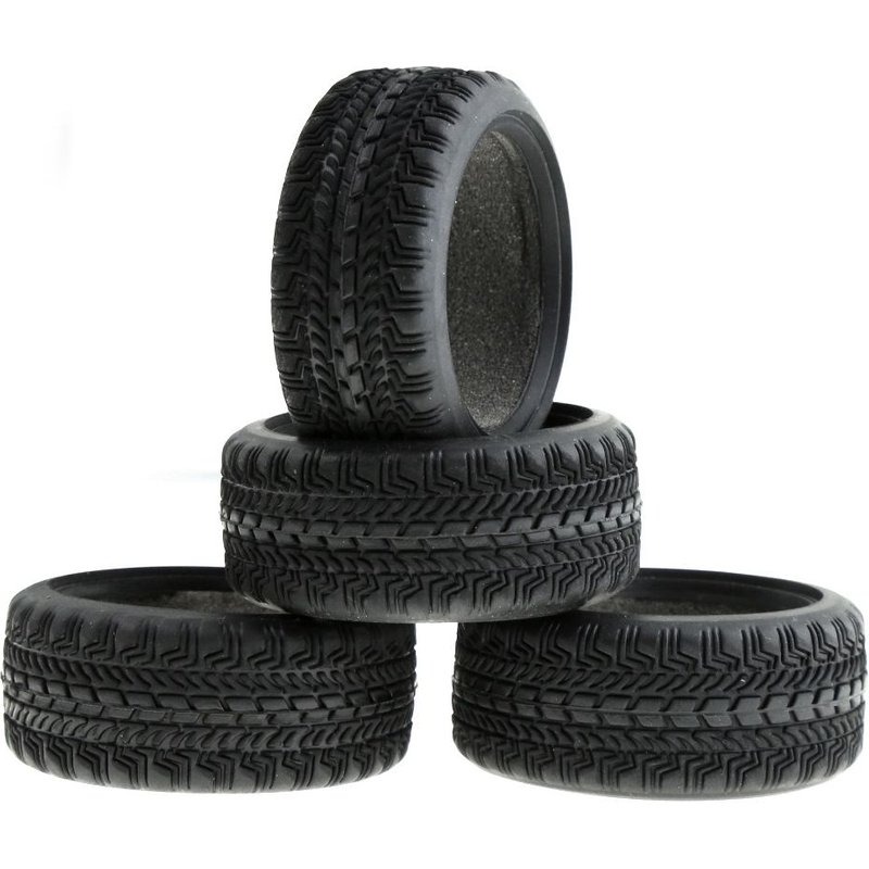 Pneu En Caoutchouc 4 Pièces Pour 1/10 Télécommande Sur La Route Voiture De Tourisme À La Dérive Sakura Traxxa Redcat, 5