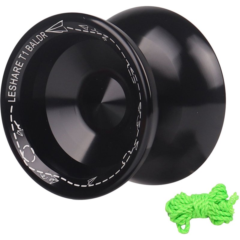 Yoyo Ne Répond Pas Yo-Yo Compétitif, En Alliage Pour Débutants, Astuces De Pratique Faciles, Avec Cordes, Noir