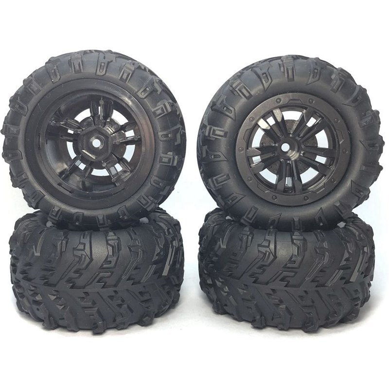 4 Pièces Séries Grand Pneu Élargissant La Roue De Pneu Pour 144001 124016 124018 124019 12428 Hbx 16889 16890 Pièces De Mise À Niveau De Voiture Rc