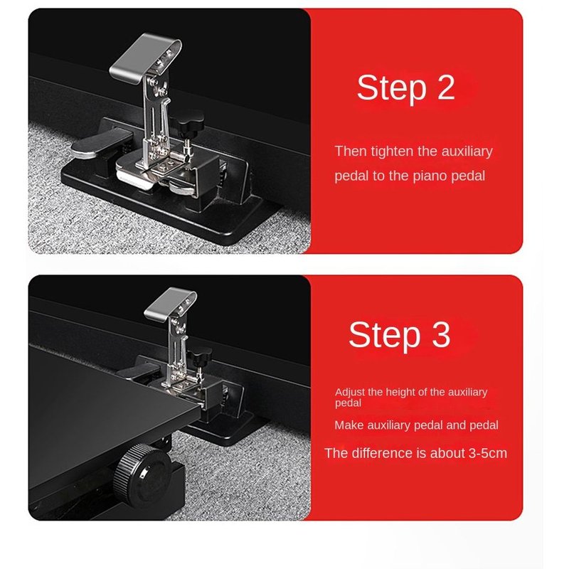 Prolongateur De Pédale De Piano Pour Enfant, Hauteur Réglable, Accessoire D'aide À L'enseignement Du Piano Pour Enfants
