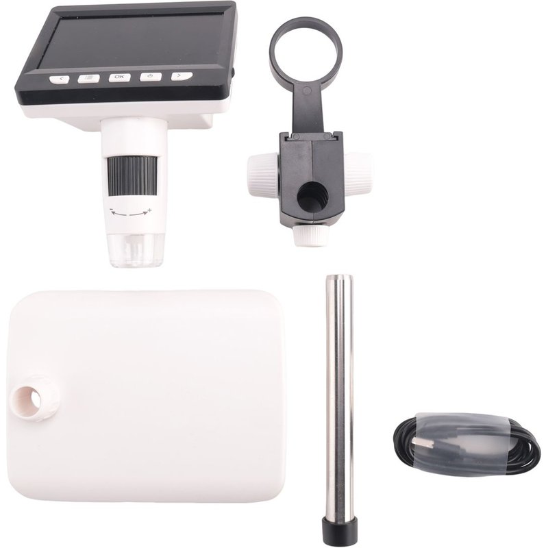 1000x 4.3", Microscope Numérique 1080p Pour Electronica 1800mah Coin Pc Laptop Souder Tool