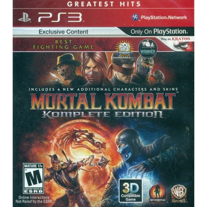 Mortal Kombat Komplete Edition (Greatest Hits) - PS3 (US)