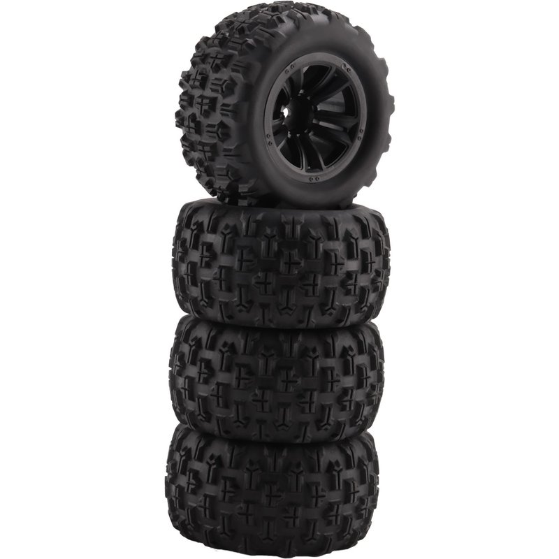 4 Pièces De Pneus De Roue Pour Go 16207 16208 16209 16210 H16 H16h H16e H16p 1/16 Pièces De Rechange De Voiture Rc