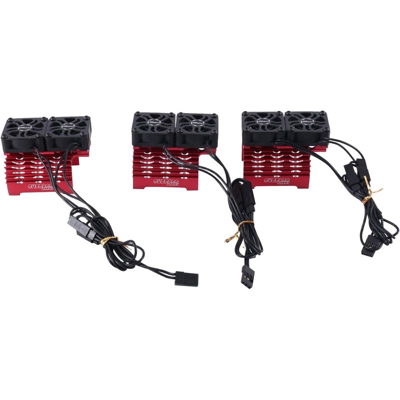 A1version 28/29mm Brushless Motor Dual Fan 8.4v/32000 Rpm Super Cooling Fan Red Radiator Rohs Rc Accessoires