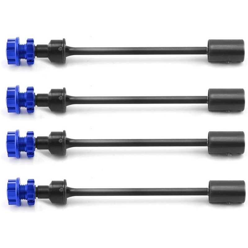 4 Pièces Arbre De Transmission Cvd En Acier Avec Roue Hexagonale Cannelée Pour E- 2.0 86086-4 1/10 Pièces De Mise À Niveau De Voiture Rc, 2