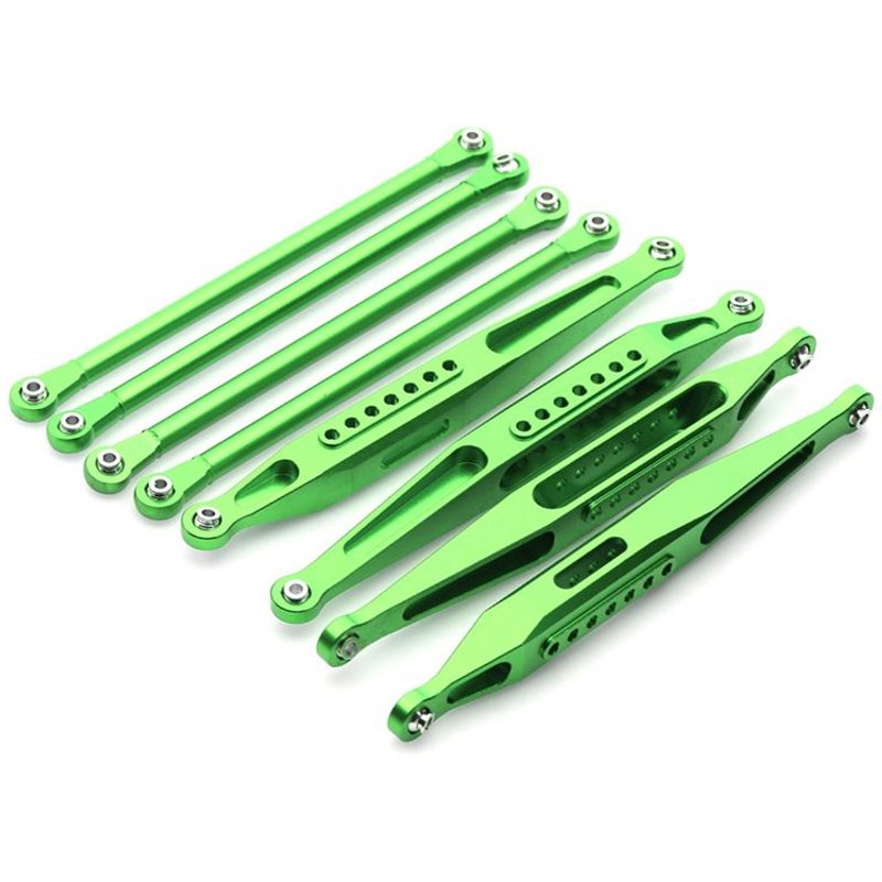 De Maillons De Châssis Et Arrière En Métal De 8 Pièces Pour 4wd Truck À Essieu Solide 1/8 Pièces De Mise À Niveau De Voiture Rc, 2