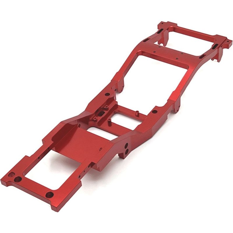 Pour Mn82 Lc79 Rc Châssis De Voiture Cadre 1/12 Mise À Niveau Pièces Accessoires Rechange Rouge