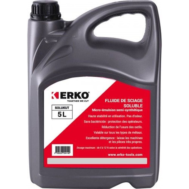 Fluide de coupe - soluble - 5L - Solukut ERKO