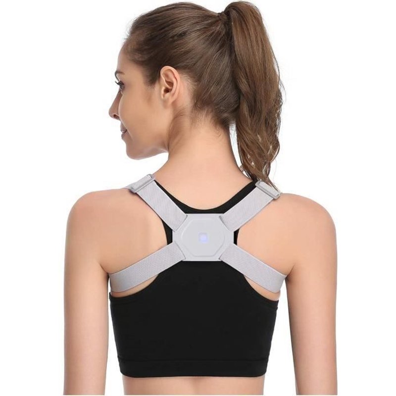 Correcteur De Posture Dos Homme Femme Posture Correcteur Dos Réglable Avec Rappel Vibration Pour Maintien Dos Droit Soulager Douleurmkk54