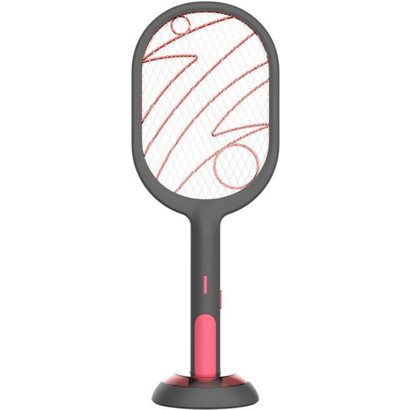 Lumière de tueur de moustique électrique Rechargeable d'usb mouche insecte tapette tenue dans la main blanc/noir