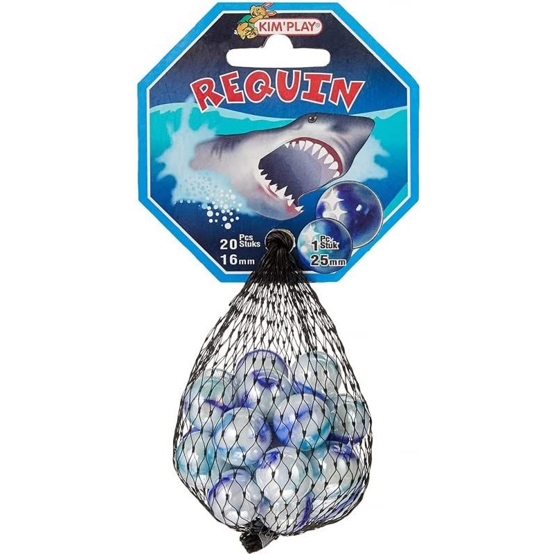 20 Billes+1 Calot Pieuvre Bleu