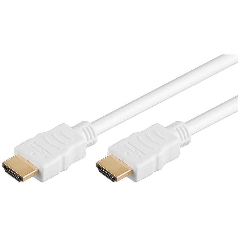 Goobay 61018 Câble Hdmi 1 M Hdmi Type A (standard) Blanc