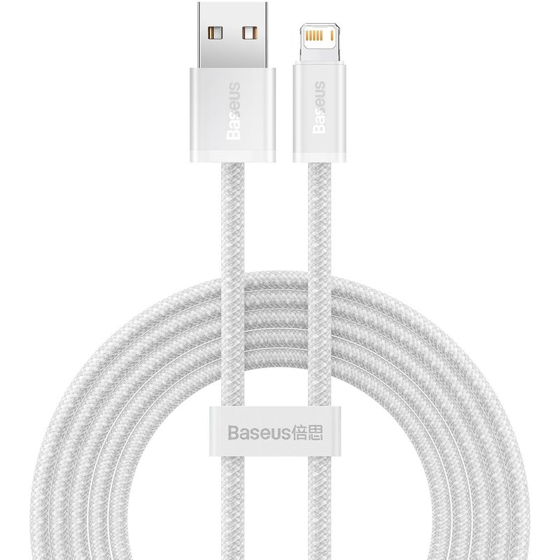 Baseus Dynamic Cable Usb To Lightning, 2.4a, 2m (white)