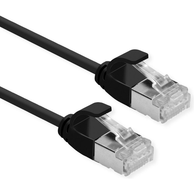 Roline 21.15.3351 Câble De Réseau Noir 0,3 M Cat6a U/ftp (stp)
