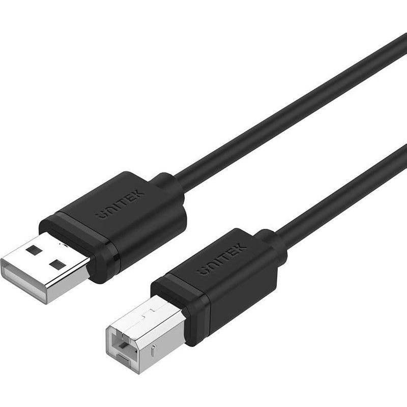 Unitek Y-c421gbk Câble Usb 5 M Usb 2.0 Usb A Usb B Noir