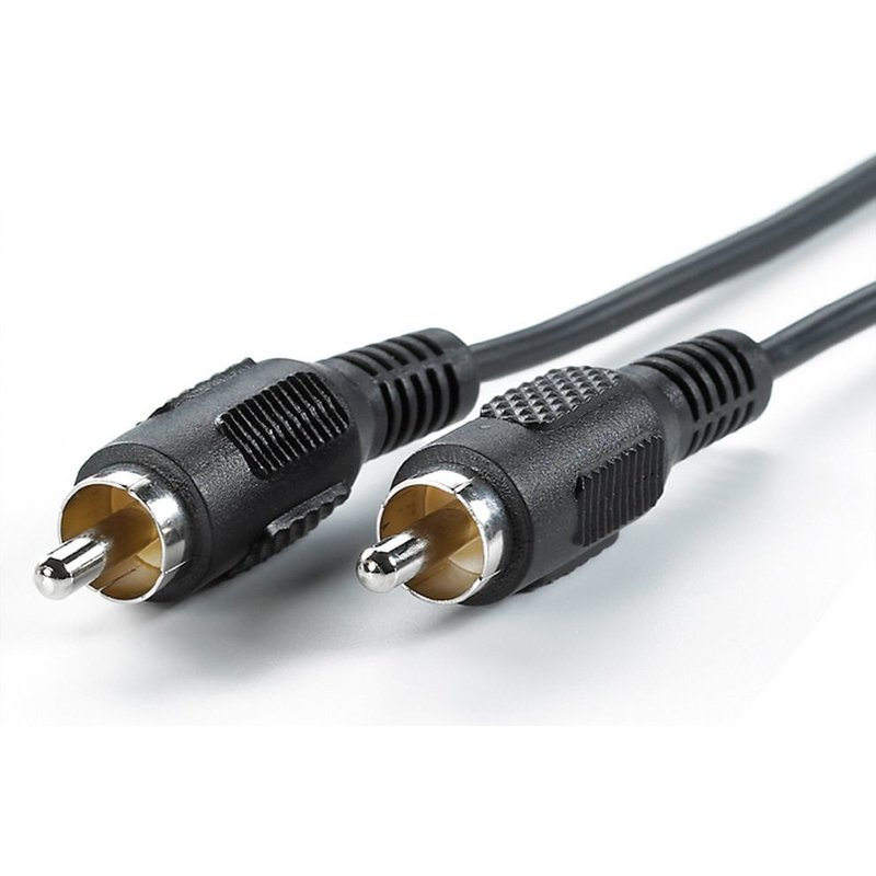 Roline 11.99.4332 Câble Audio 2,5 M Rca Noir