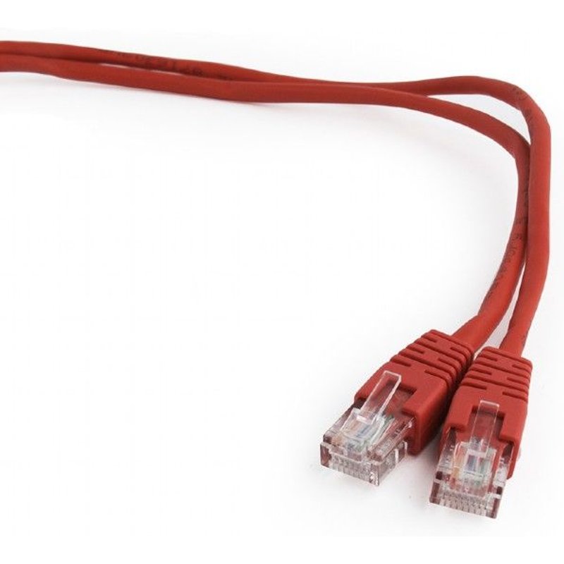 Gembird Pp12-1m/r Câble De Réseau Rouge Cat5e U/utp (utp)