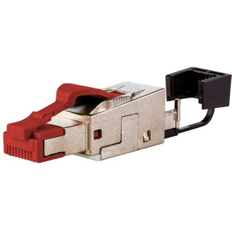 Metz Connect 25g Rj45 Field Plug Pro Connecteur De Fils Rouge