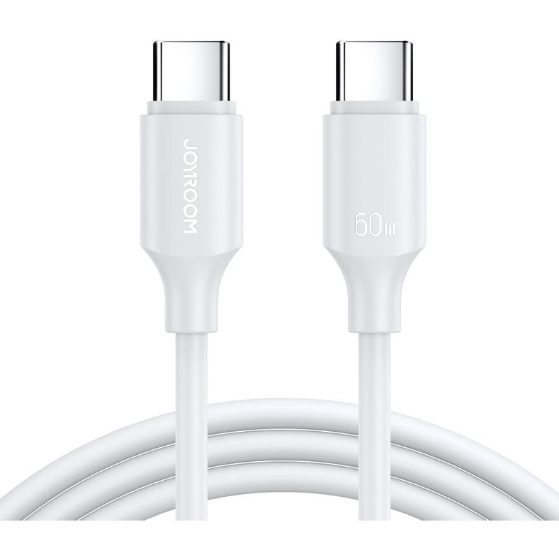 Joyroom 6956116733704 Câble Usb 1 M Usb 2.0 Usb C Blanc