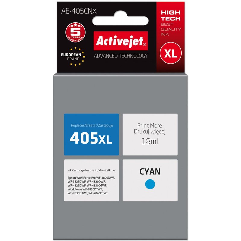 Activejet Encre Ae-405cnx (remplacement Epson 405xl C13t05h24010 Supr