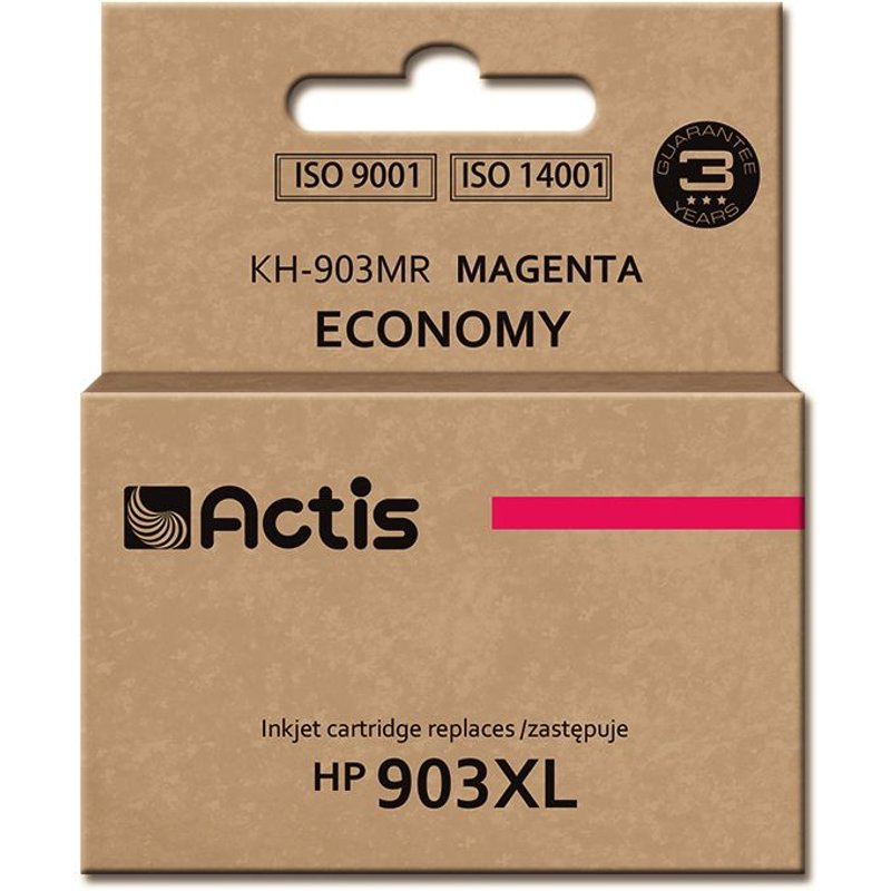 Actis Encre Kh-903mr (remplacement Hp 903xl T6m07ae Standard 12ml Rou