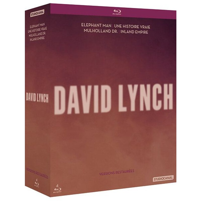 David Lynch - Coffret : Elephant Man + Une Histoire Vraie + Mulholland Drive + Inland Empire - Version Restaurée - Blu-Ray
