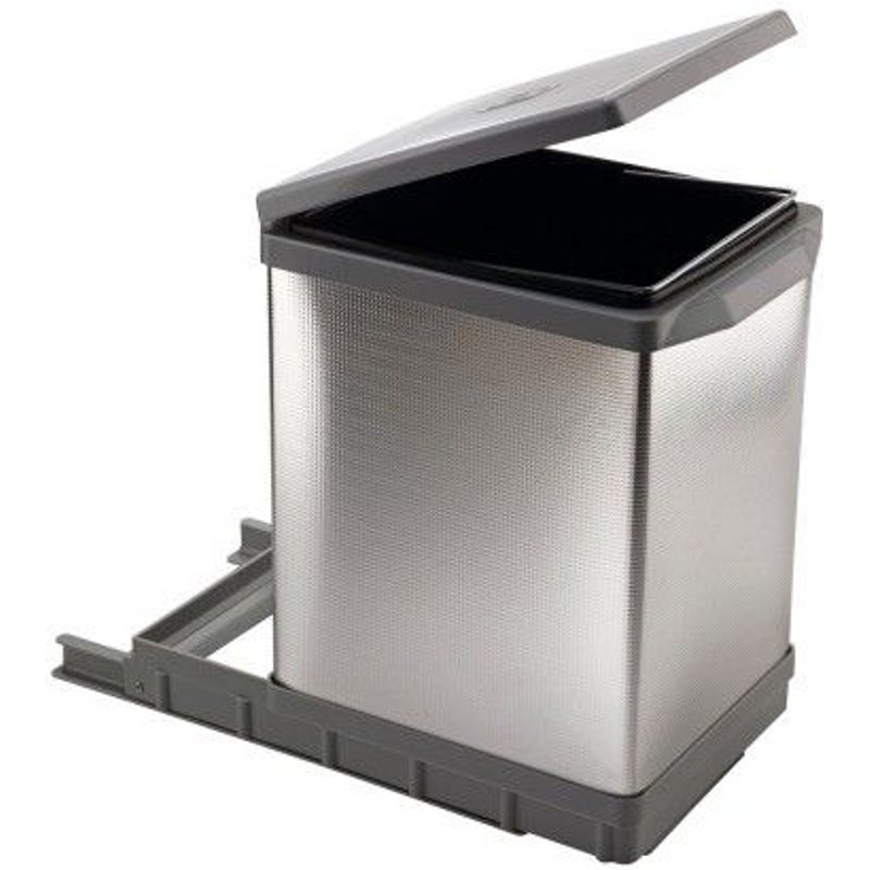 Poubelle extractible à ouverture automatique - 17 litres - TOWER ELLETIPI