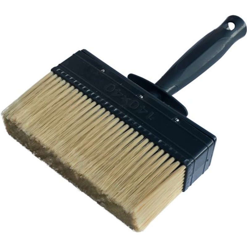 Brosse pour application enduit de cuvelage, enduit ciment d'étanchéité C3, bitume d'étanchéité BITUFLASH - PROCOM