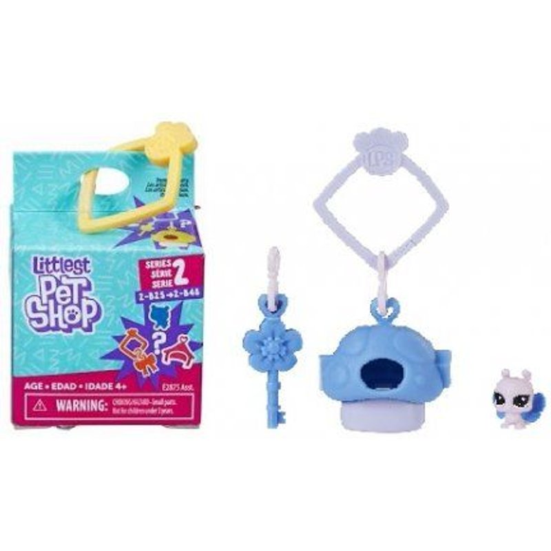 Littlest Pet Shop Collection Surprise Serie 2 : Papillon 2-B28 + Habitat + Accessoire - Figurines Petshops - Jouet Fille