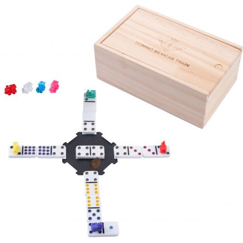 Train Mexicain Dominos Classiques Double 9