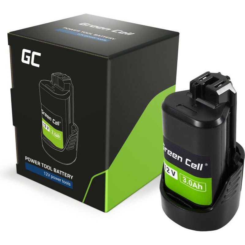 Green Cell Ptbo12v3 Batterie Et Chargeur D'outil électroportatif